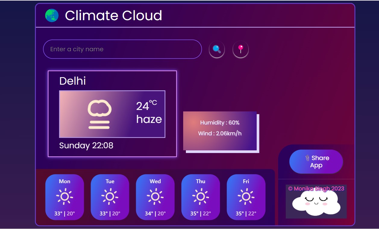 Weather Project Preview